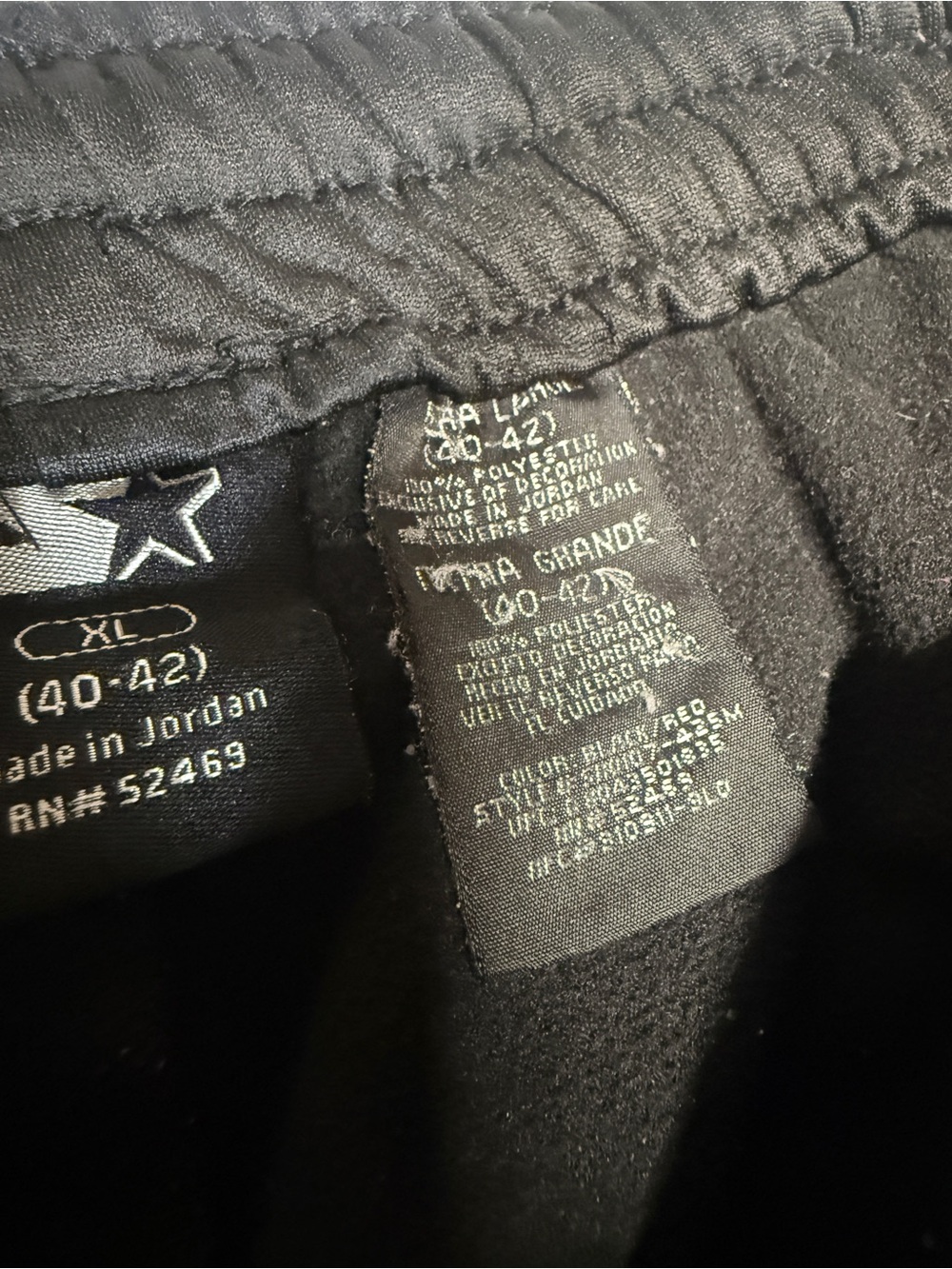STARTER Black Sweatpants with White Logo - Picture 7 of 12